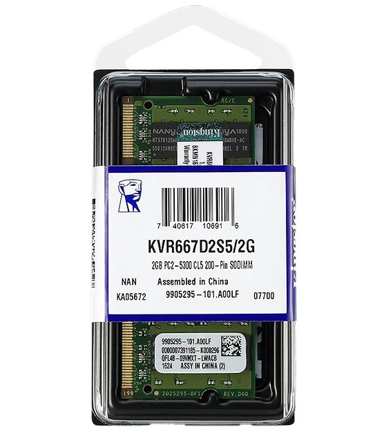 Noutbuk ramı Kingston DDR2 2GB